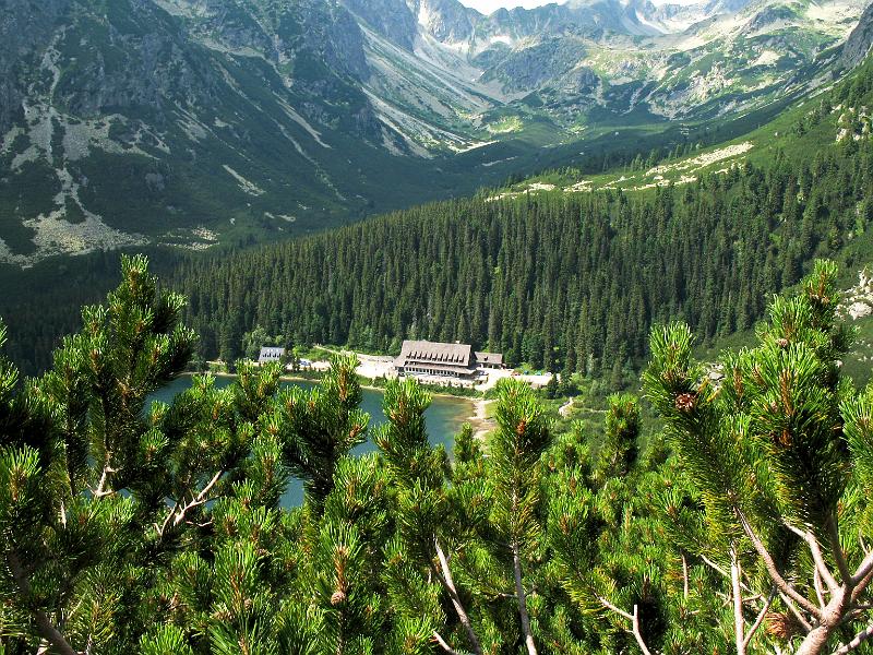 IMG_0985.jpg - Popradské pleso z výstupu na Ostrvu