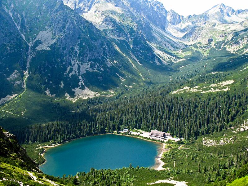 IMG_1005.jpg - Popradské pleso z výstupu na Ostrvu